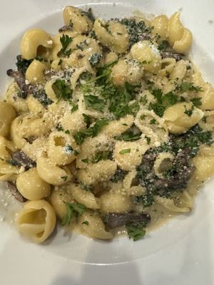 Spicy Alfredo orecchiette  #Veganuary at Lilla in Portland