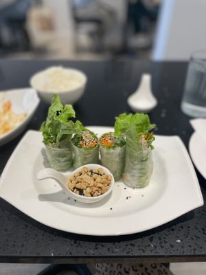 Summer rolls   at Viet Family - The Vegan House in Vancouver