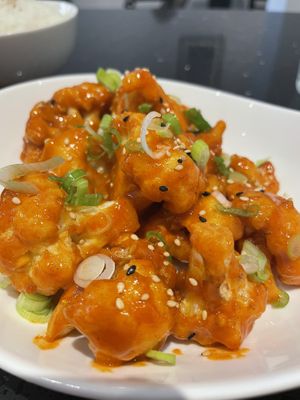 Korean cauliflower   at Viet Family - The Vegan House in Vancouver
