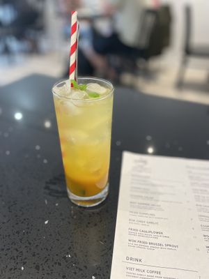 Mango lemonade   at Viet Family - The Vegan House in Vancouver