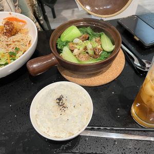 Lemon Grass Chicken  at Viet Family - The Vegan House in Vancouver