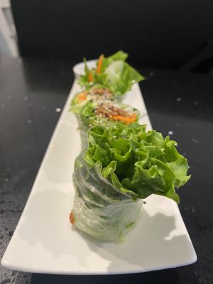 Salad rolls  at Viet Family - The Vegan House in Vancouver