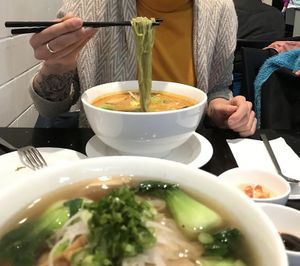 Pho and laksa  at Viet Family - The Vegan House in Vancouver