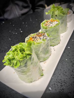 Summer rolls  at Viet Family - The Vegan House in Vancouver