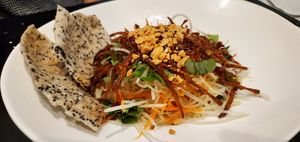 Papaya salad. Yum. at Viet Family - The Vegan House in Vancouver