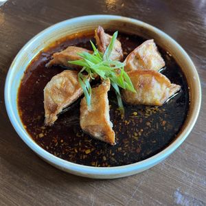 Fried dumpling  at Viet Family - The Vegan House in Vancouver