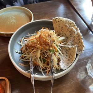 Papaya salad  at Viet Family - The Vegan House in Vancouver