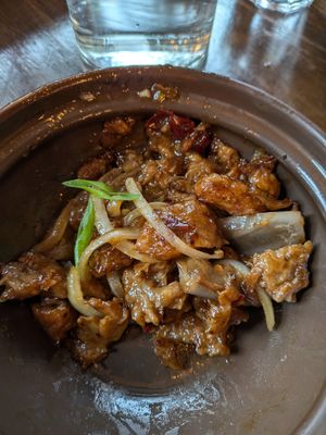 Eggplant chick'n at Viet Family - The Vegan House in Vancouver