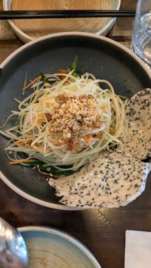 Papaya salad at Viet Family - The Vegan House in Vancouver