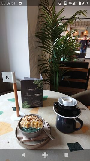 Smoothie bowl at The Workhouse in Brixworth