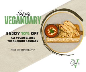 Veganuary just got tastier! 🌱 Enjoy 10% off your vegan favourites all month long this January at V Shack. Start the year with bold, plant-based flavours you’ll love!

#Vegan at V Shack in Derby