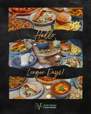 The clocks have sprung forward and so have we 🌼 Extra daylight = extra time to grab your vegan and vegetarian favourites! at V Shack in Derby