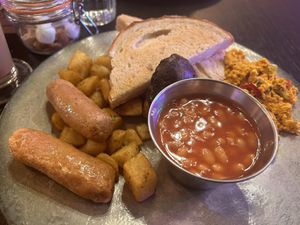Full vegan breakfast   at Fress  in Manchester