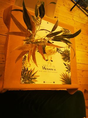 Table decoration at Yes It Is Vegan II - Liszt Ferenc Tér in Budapest