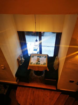 The ground floor inside the restaurant at Yes It Is Vegan II - Liszt Ferenc Tér in Budapest