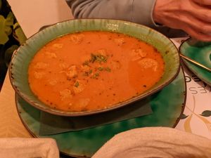 Bean goulash at Yes It Is Vegan II - Liszt Ferenc Tér in Budapest