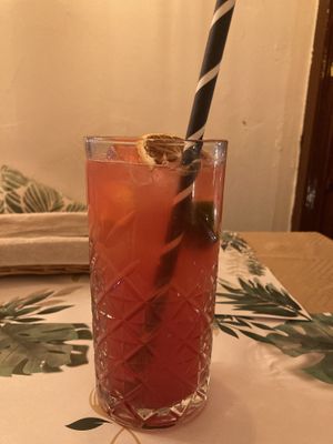 Raspberry lemonade   at Yes It Is Vegan II - Liszt Ferenc Tér in Budapest
