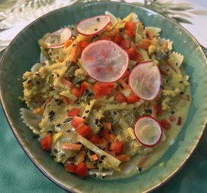 Wild Stew … was not flavorful  at Yes It Is Vegan II - Liszt Ferenc Tér in Budapest