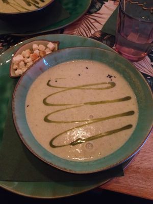 Brokoli soup at Yes It Is Vegan II - Liszt Ferenc Tér in Budapest