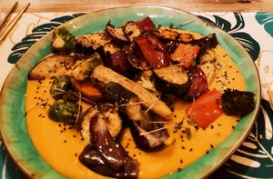 Grilles veggies at Yes It Is Vegan II - Liszt Ferenc Tér in Budapest