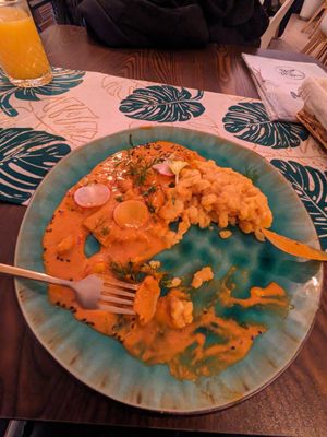 Gnocchi at Yes It Is Vegan II - Liszt Ferenc Tér in Budapest