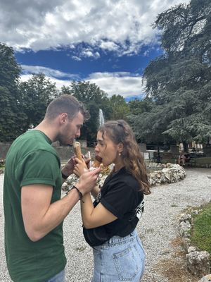   at Gelateria Paniko in Lucca