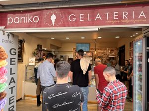   at Gelateria Paniko in Lucca