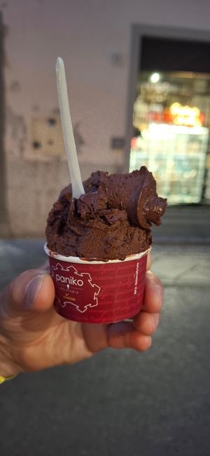 Das ist eine kleine Portion 🤣 at Gelateria Paniko in Lucca