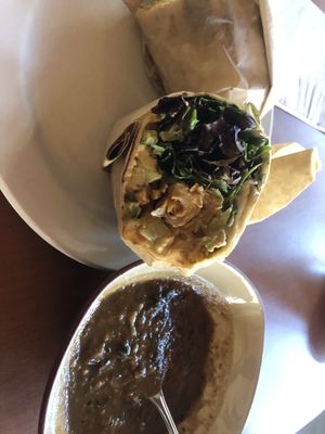 Free soup bowl with every order yum   at Savor in San Francisco