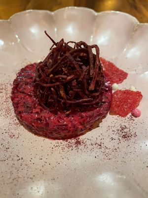 Beetroot | Sweet potato | Dijon at Encanto in Lisbon