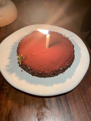 anniversary cake  at Encanto in Lisbon