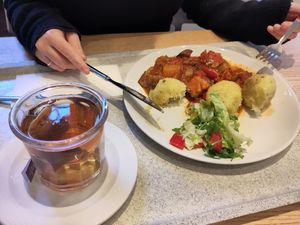 Thüringer Klöße at The Museum Cafe in Berlin