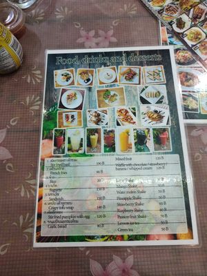 Vegan menu at Nana Kitchens - ครัวานา in Koh Samui