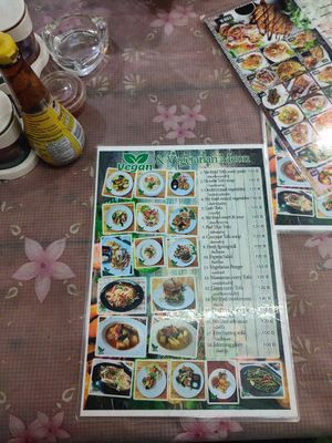 Vegan menu at Nana Kitchens - ครัวานา in Koh Samui