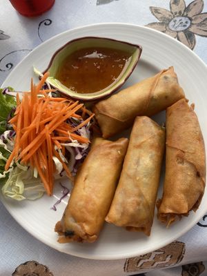 Spring rolls  #Veganuary at Nana Kitchens - ครัวานา in Koh Samui