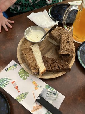  Bread with aioli  at Restaurant West in Utrecht