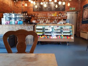 Counter at Cake Stories - Hoults Yard in Newcastle Upon Tyne