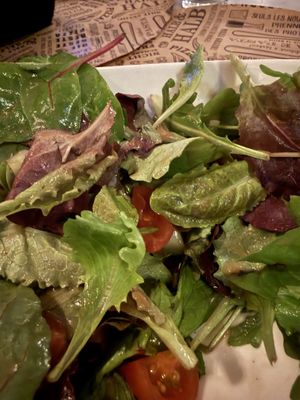 side salad  at L'Osteria in Karlsruhe