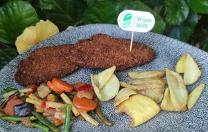 Empanada Vegana at Es Cactus in Menorca