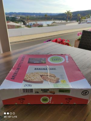 Vegan Banana Cake at Es Cactus in Menorca