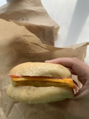 Number 1 with bacon  at Daylily Coffee Shop in Portland