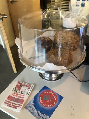 Muffins and cookies  at Daylily Coffee Shop in Portland
