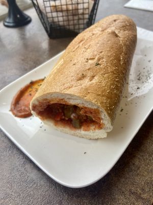 PacMan Baguette  at Bibis Baguettes & Burger in Frankfurt