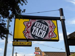 Yum factor 10. at Velvet Taco - Rock Rose Ave in Austin