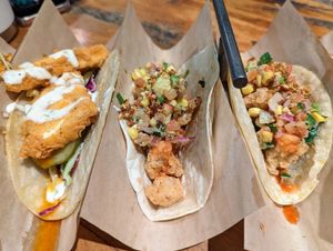 Tofu and cauliflower. at Velvet Taco - Rock Rose Ave in Austin