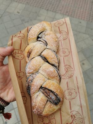 Chocolate pastry at La Revuelta in Granada