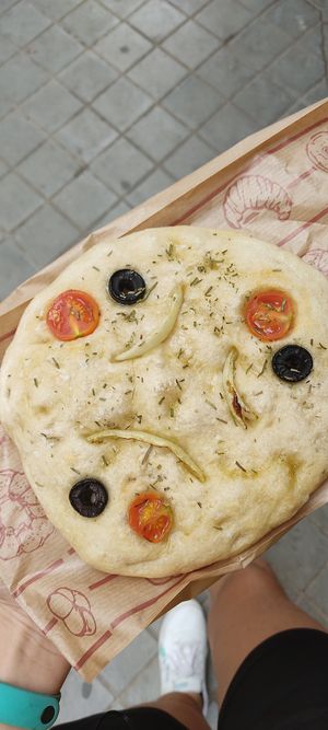 Focaccia at La Revuelta in Granada