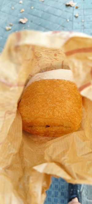 Napolitana de chocolate at La Revuelta in Granada