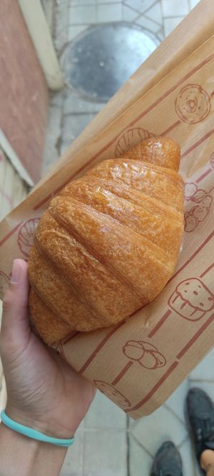 Croissant at La Revuelta in Granada