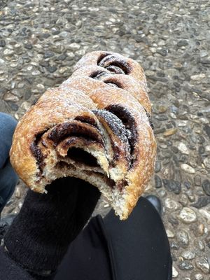 Trenza de chocolate  at La Revuelta in Granada